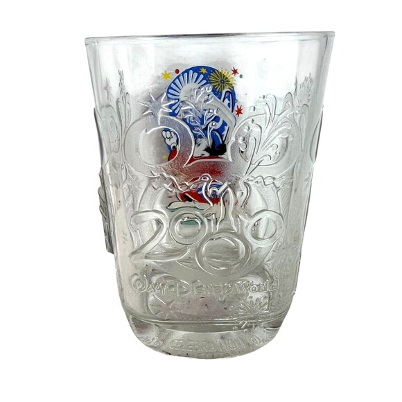 McDonalds Walt Disney World Mickey Mouse 2000 Fantasia Sorcerer Glass Epcot - Picture 6 of 11